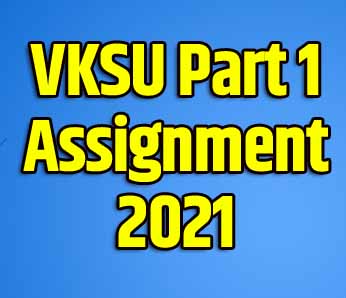VKSU Part 1 Assignment 2021
