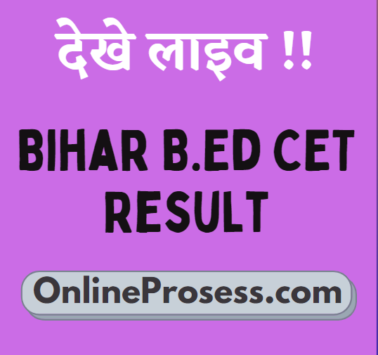 Bihar B.Ed CET Result