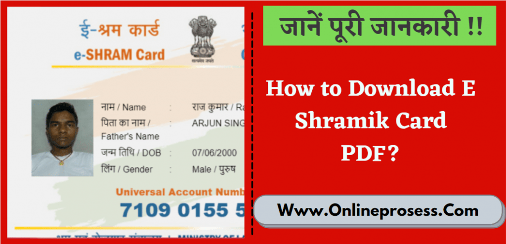 How to Download E Shramik Card PDF?