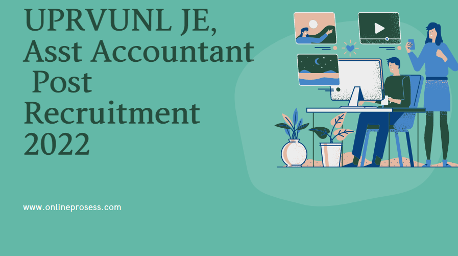 UPRVUNL JE, Asst Accountant Recruitment 2022