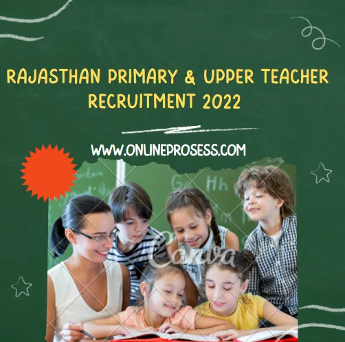  Rajasthan Primary & Upper Teacher Recruitment 2022