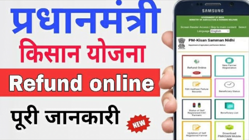 PM Kisan Payment Refund Online