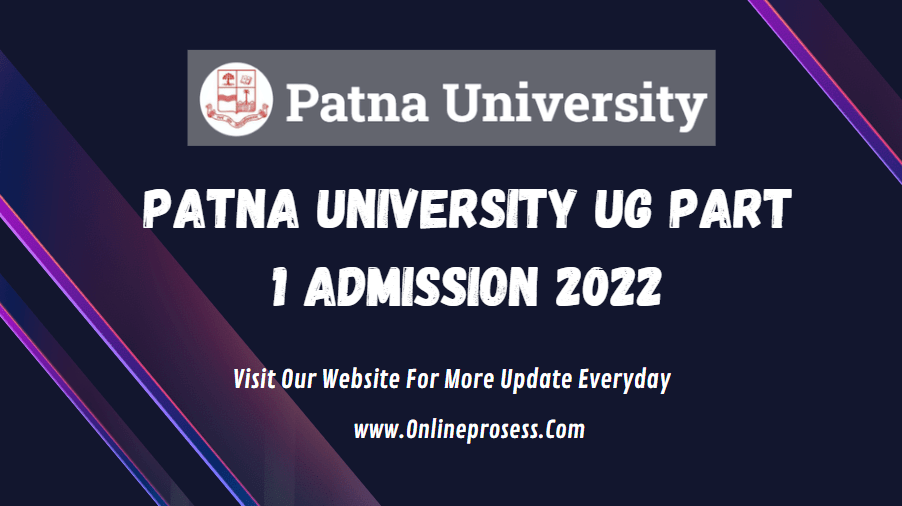 Patna University UG Part 1 Admission 2022