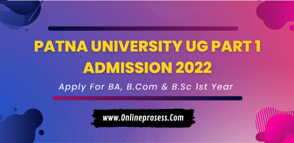 Patna University UG Admission 2022