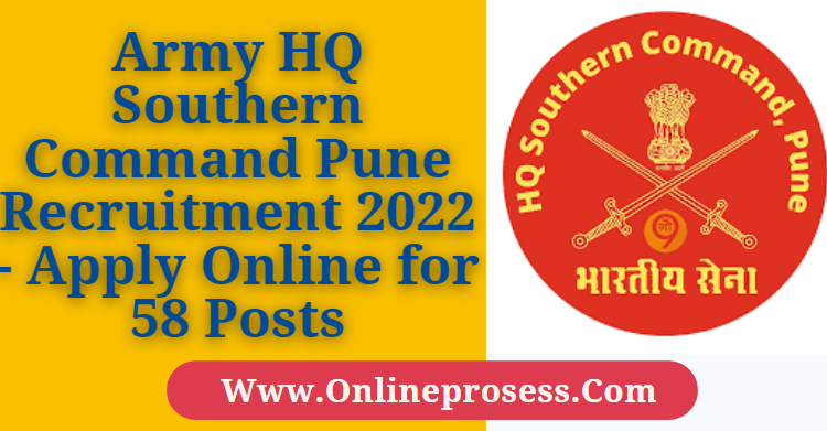 Southern Command Pune Recruitment 2022