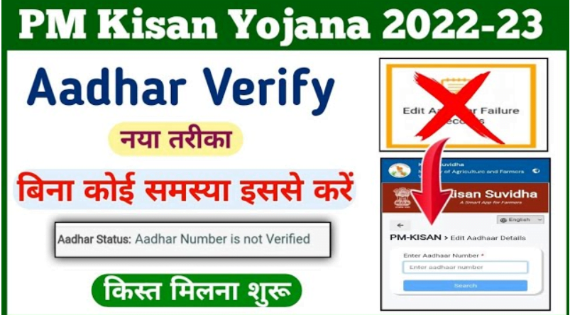 Pm Kisan Yojana Aadhar Verification