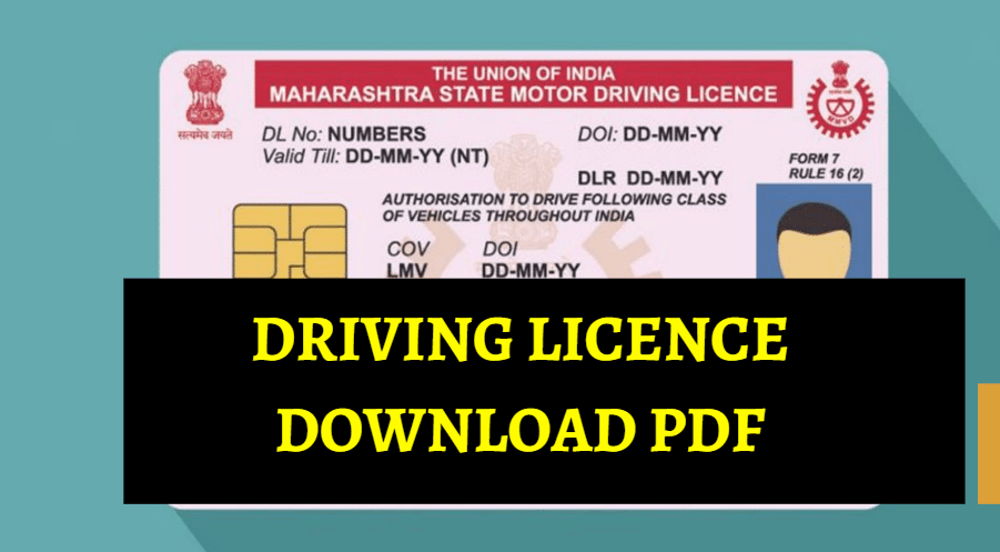 Driving Licence Download Pdf