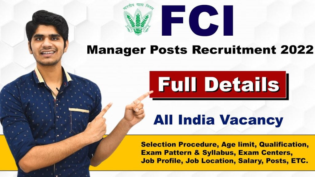 FCI Manager Recruitment 2022