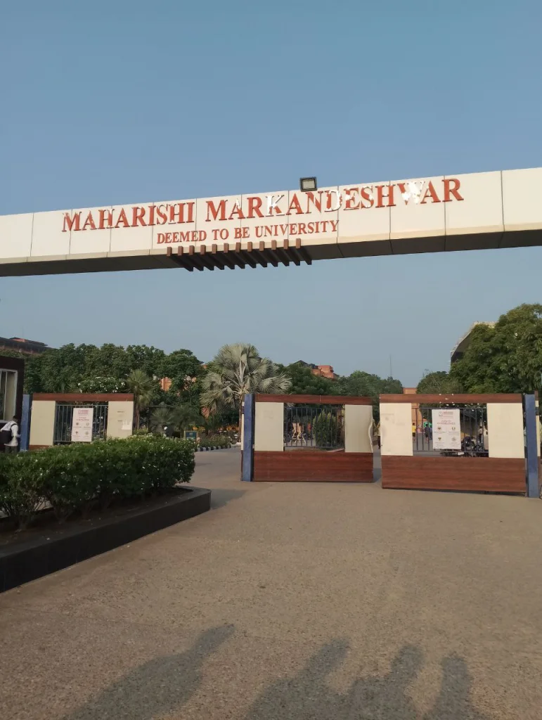 Maharishi Markandeshwar University Main Gate