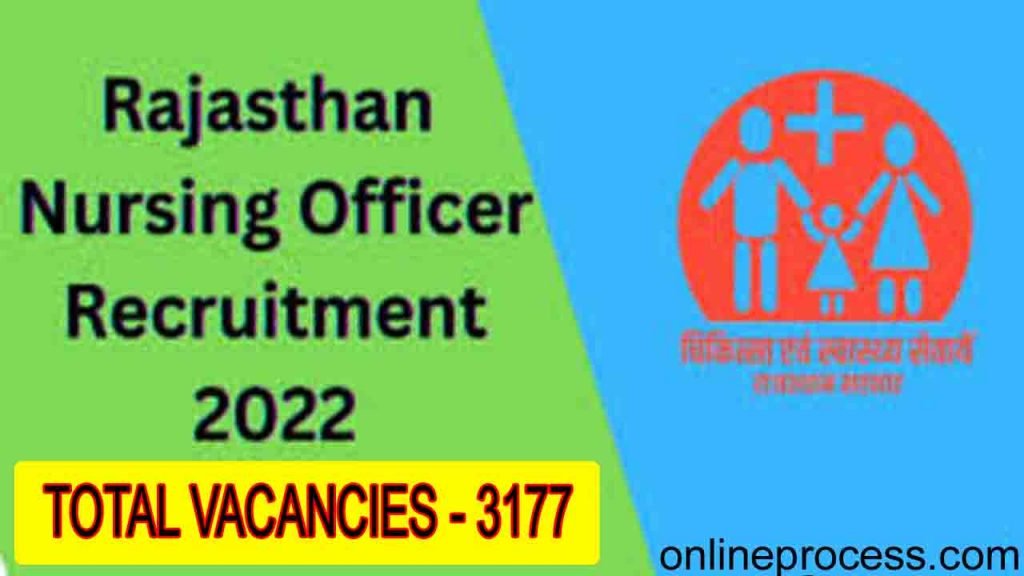 Rajasthan Nursing Officer Vacancy 2022