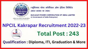 NPCIL Kakrapar Recruitment 2022