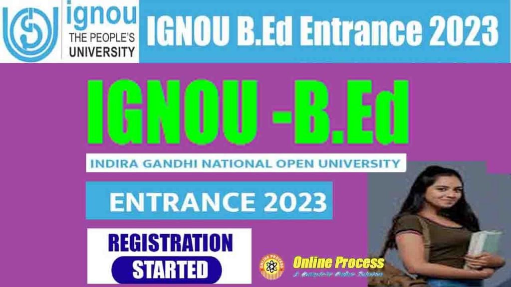 IGNOU B.ed Entrance 2023