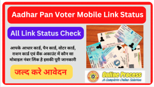 Aadhar Pan Voter Mobile Link Status