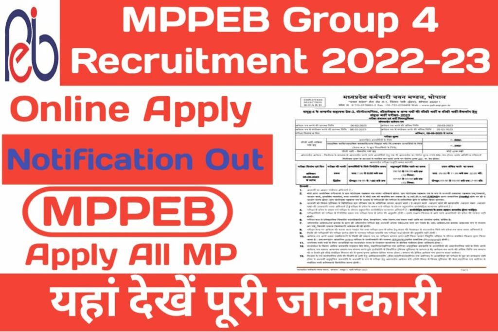 MPPEB Group 4 Recruitment 2022-2023