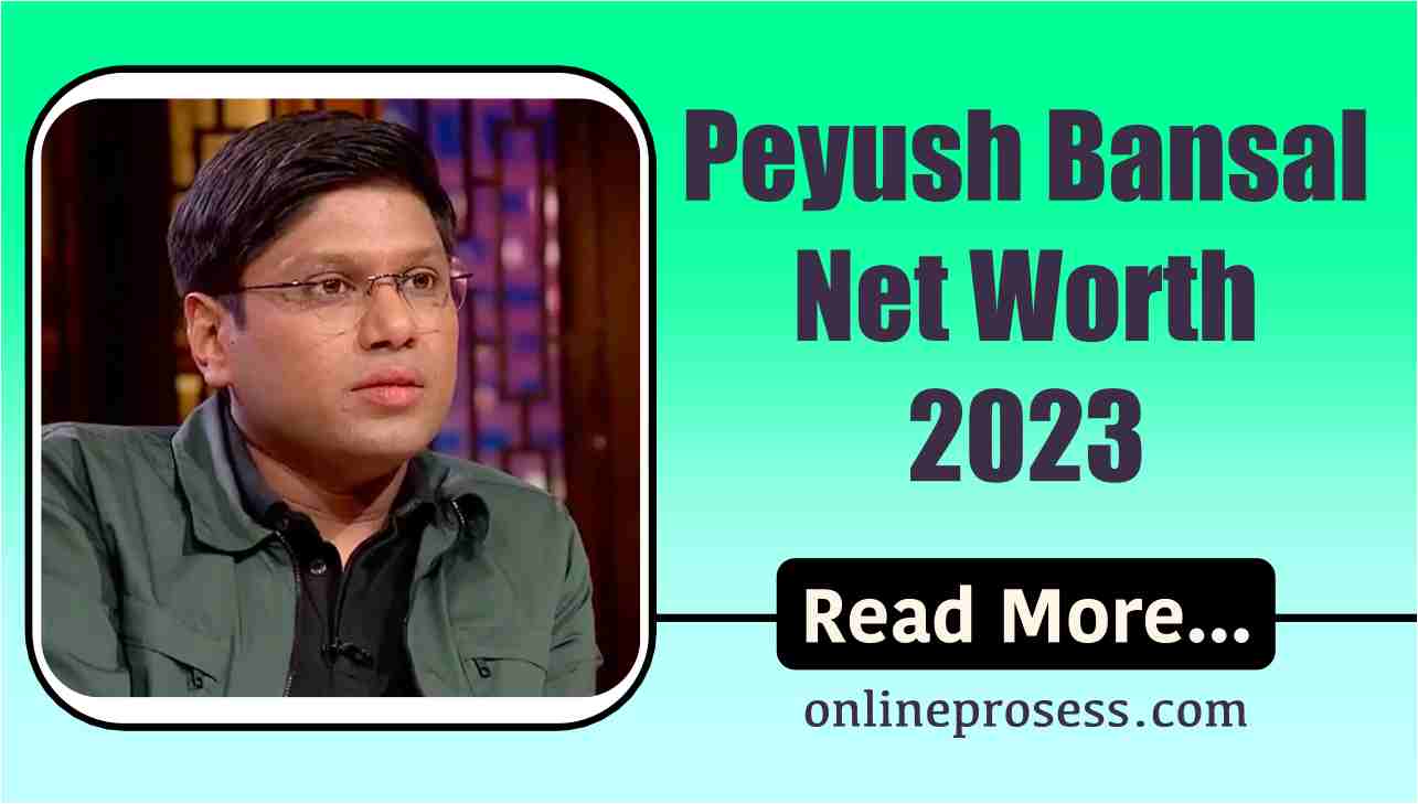 Peyush Bansal Net Worth
