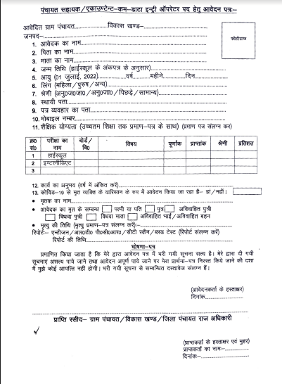 UP Panchayat Recruitment 2023