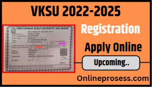 VKSU 2022-2025 Registration Apply Online