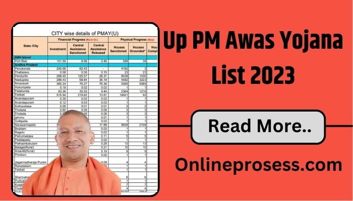 Up PM Awas Yojana List 2023