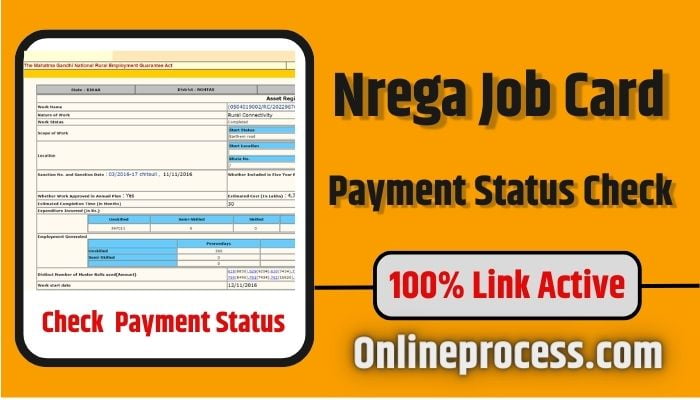 Nrega Payment Status Check 2023