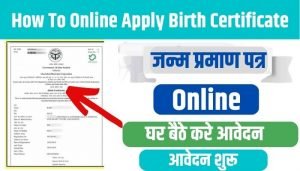 How To Online Apply Birth Certificate