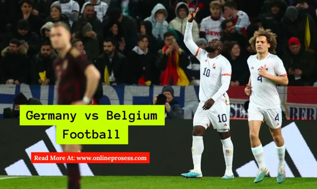 Germany vs Belgium Football