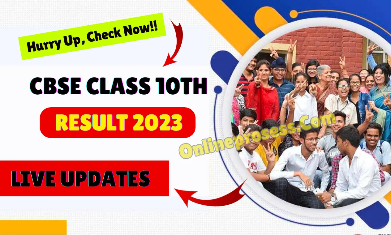 CBSE Class 10th Result Date 2023 Live CBSE Board Class 10th To Be