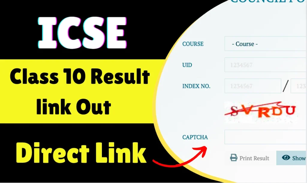 cisce org Class 10 ICSE Result
