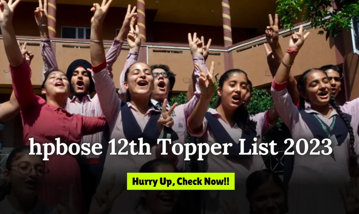 hpbose 12th Topper List