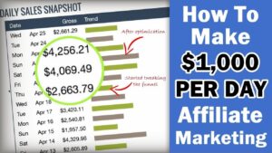 Can I earn $1,000 a day with affiliate marketing?