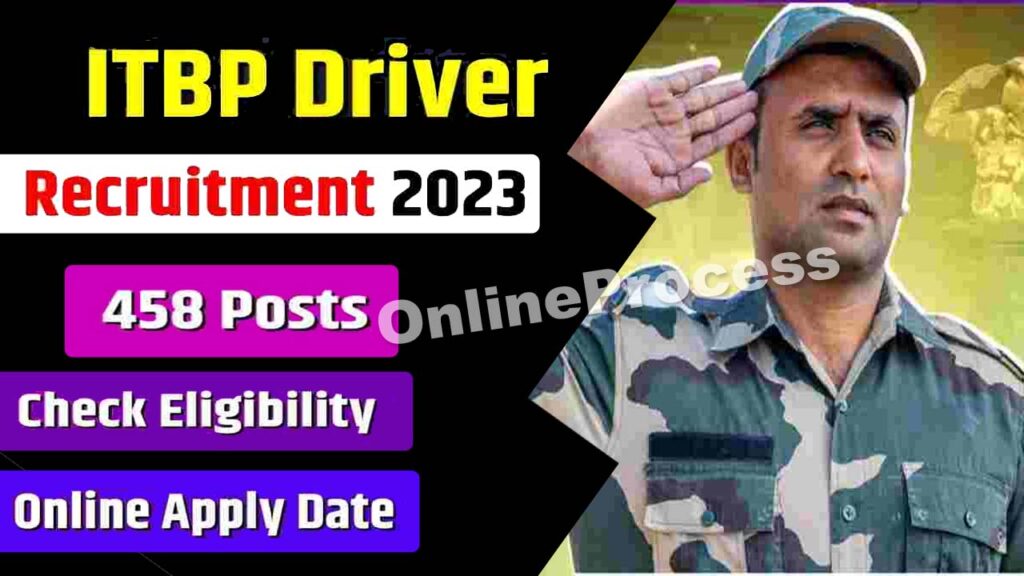 ITBP Constable Driver Recruitment 2023