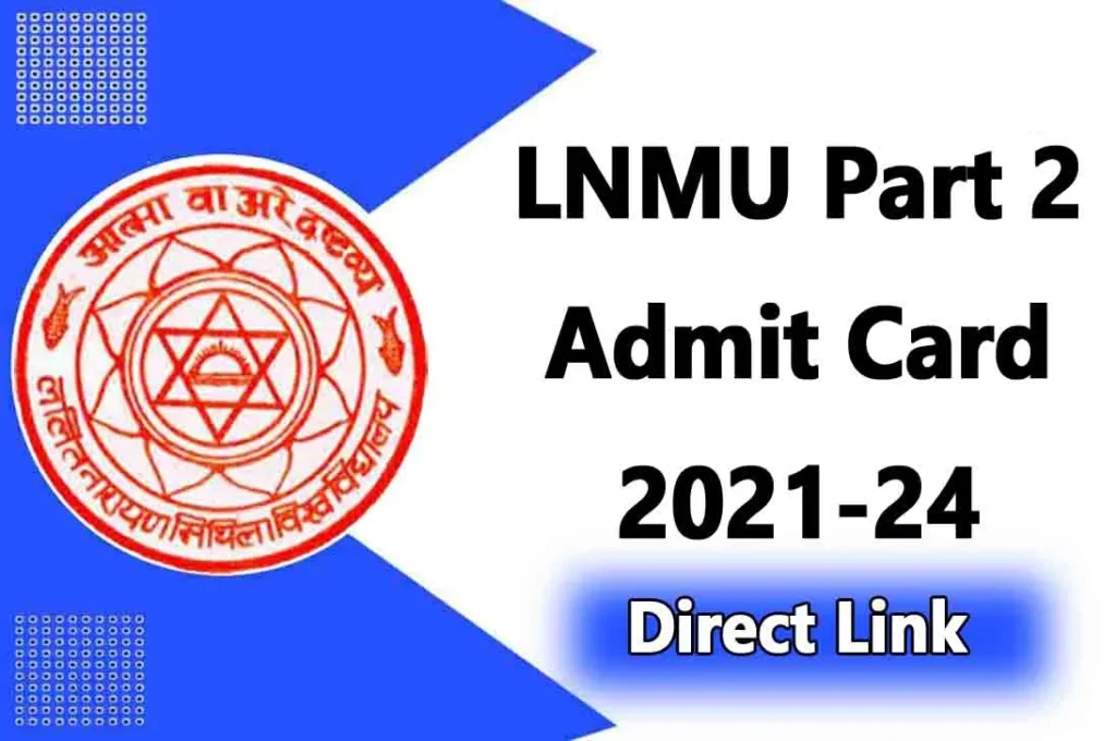 LNMU Part 2 Admit Card 2023