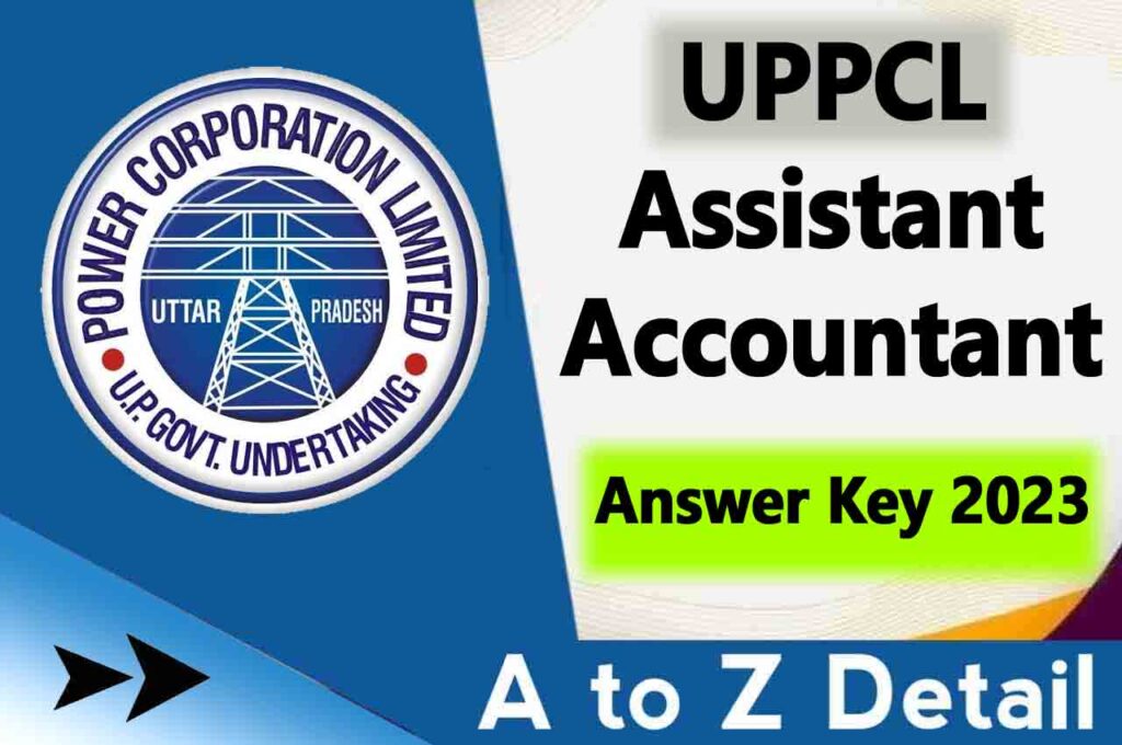 UPPCL Assistant Accountant Answer Key 2023