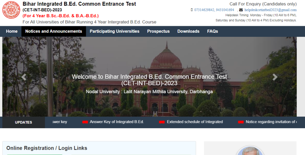 Bihar Integrated B.Ed Result 2023