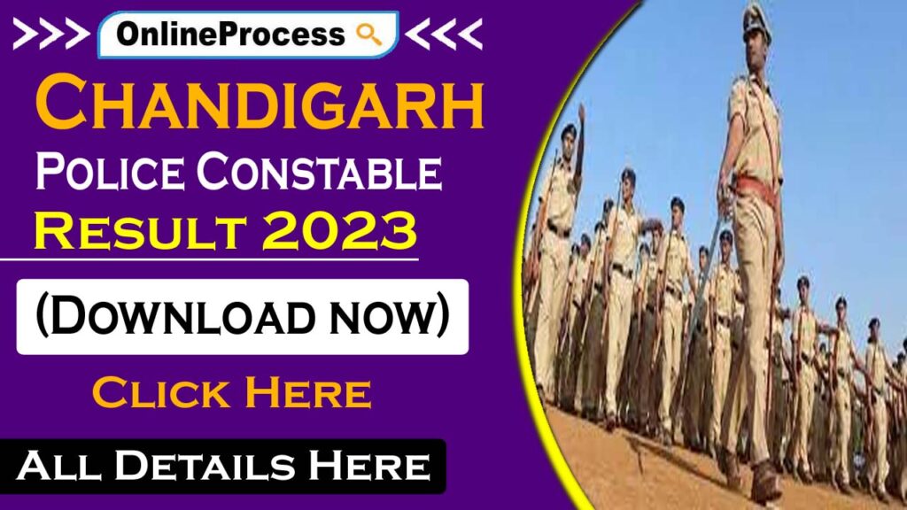 Chandigarh Police Constable Result 2023