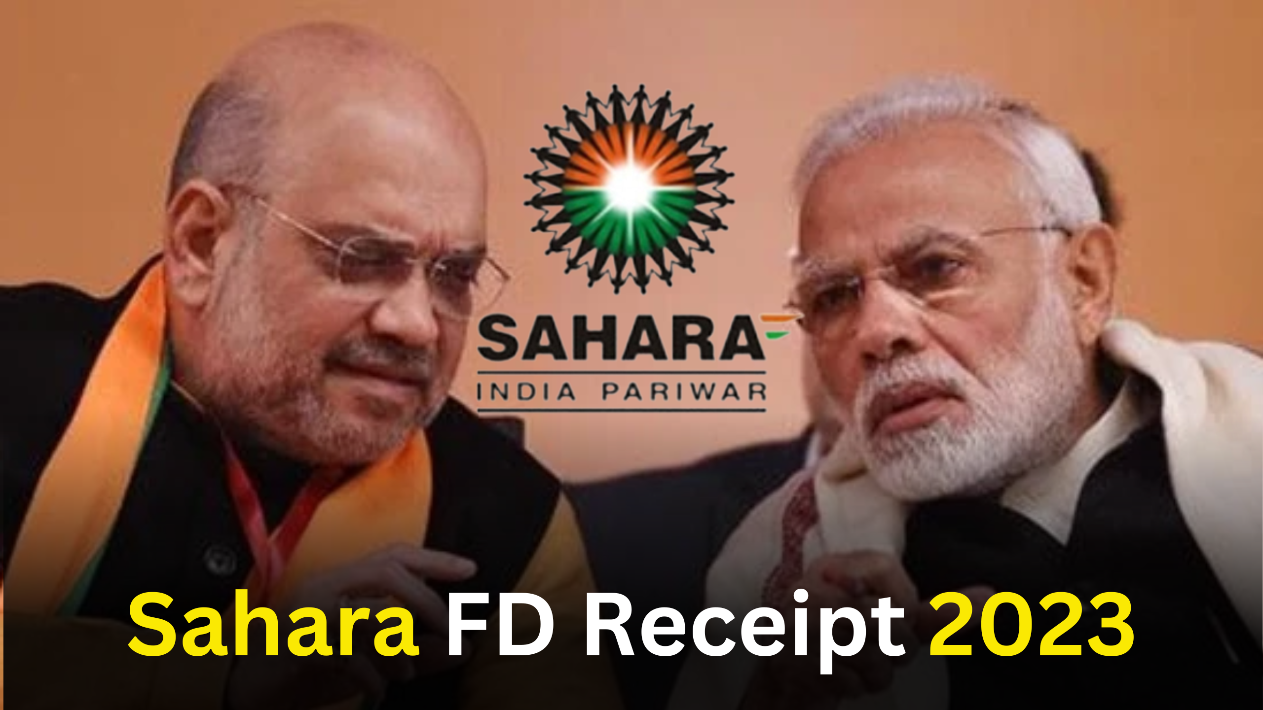 Sahara FD Receipt
