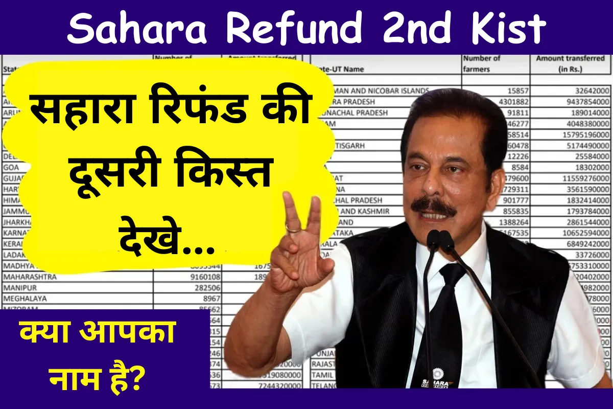 Sahara Refund 2nd Kist