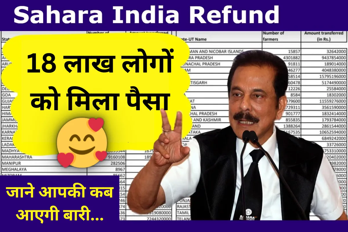 Sahara refund started