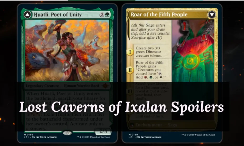 Lost Caverns of Ixalan Spoilers