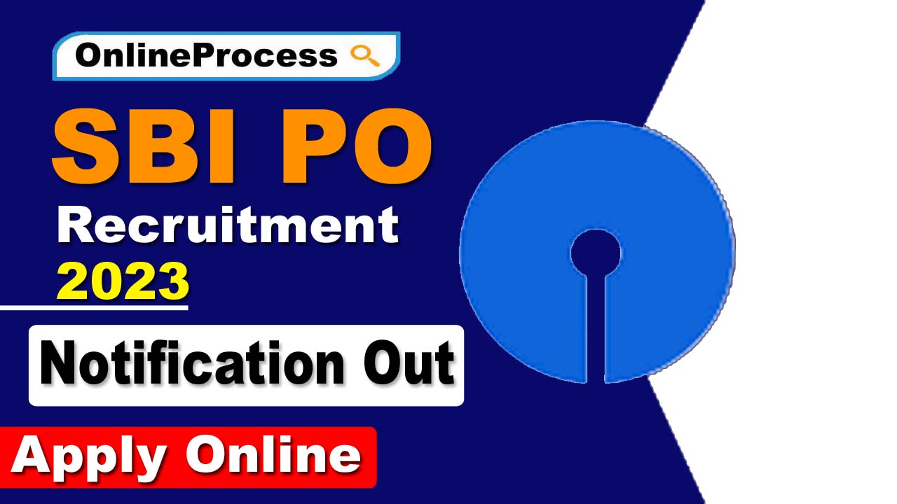 SBI PO Recruitment 2023