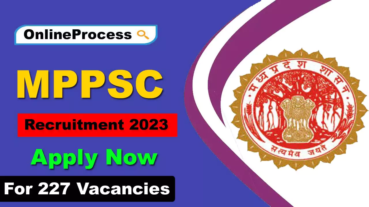 MPPSC Recruitment 2023