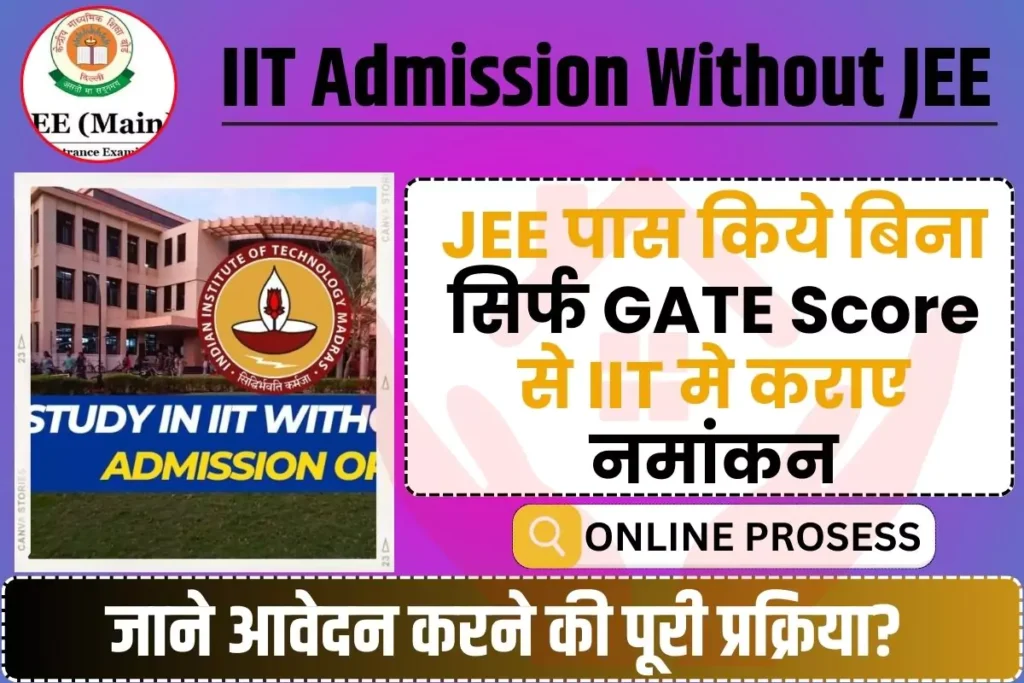 IIT Admission Without JEE