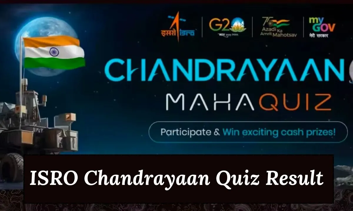 ISRO Chandrayaan Quiz Result