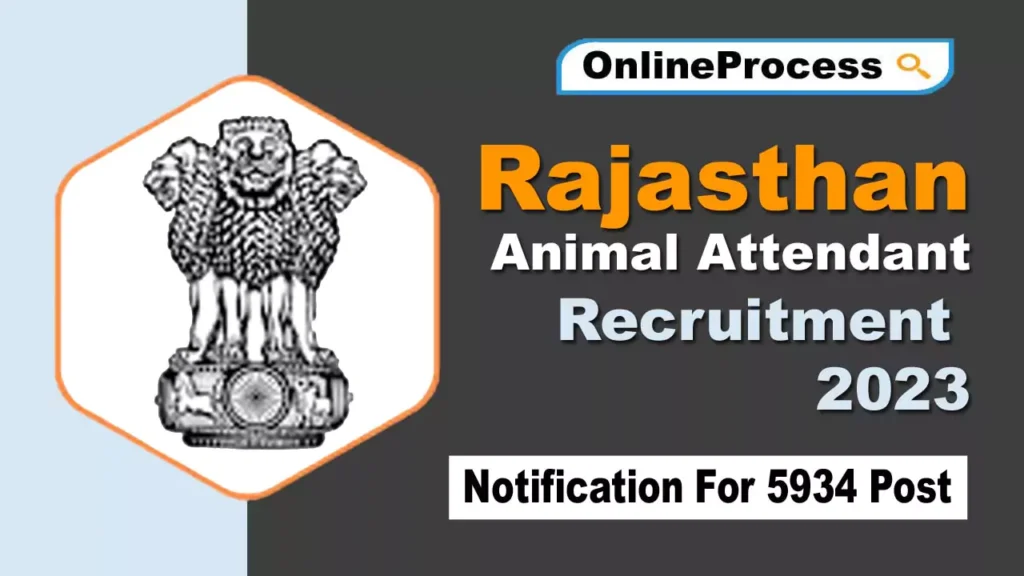 Rajasthan Animal Attendant Recruitment 2023