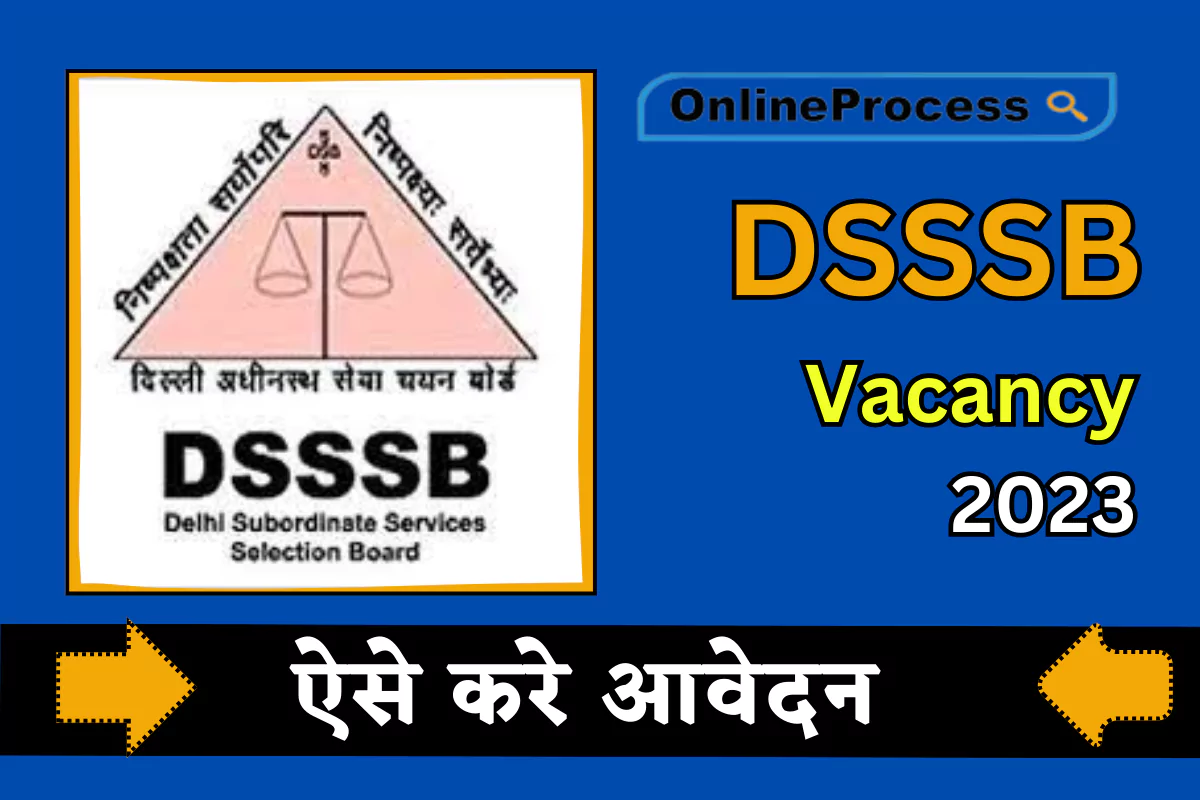 DSSSB Vacancy 2023