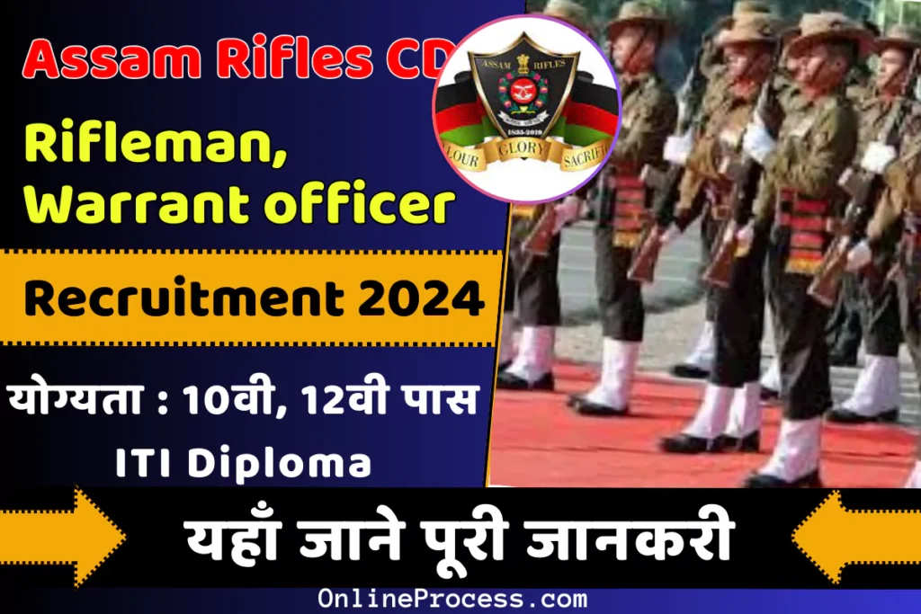Assam Rifles Rifleman Recruitment 2024