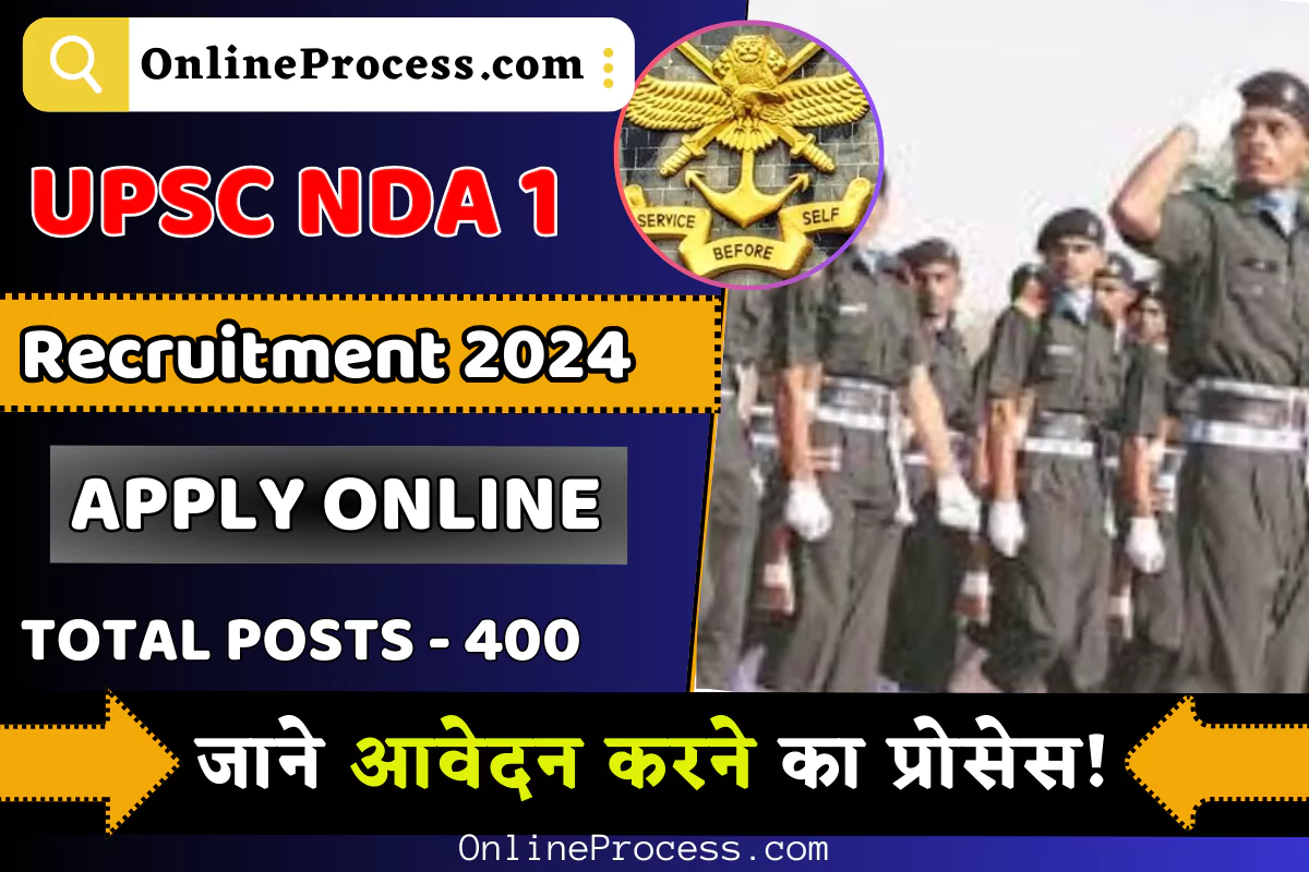 UPSC NDA 1 Recruitment 2024 Notification PDF Out for 400 Posts, Apply