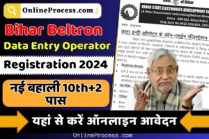 Beltron Data Entry Operator Recruitment 2024