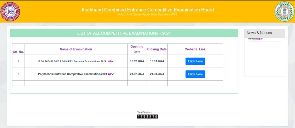 Jharkhand Polytechnic Online Form 2024