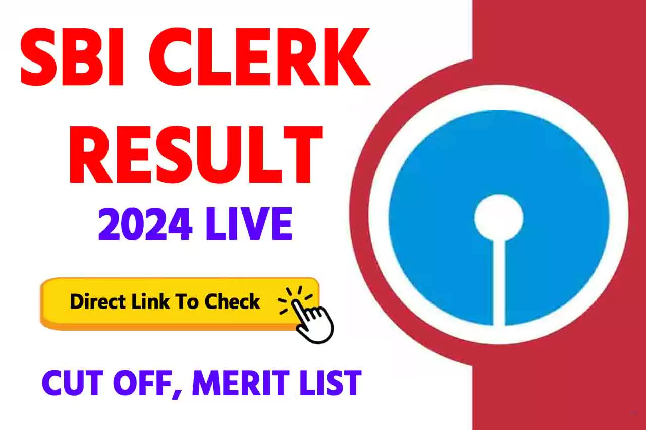 SBI Clerk Result 2024 Live