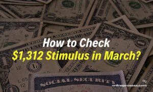 How to Check $1,312 Stimulus in March?